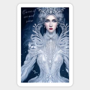 Queen of Ice and Snow Sticker